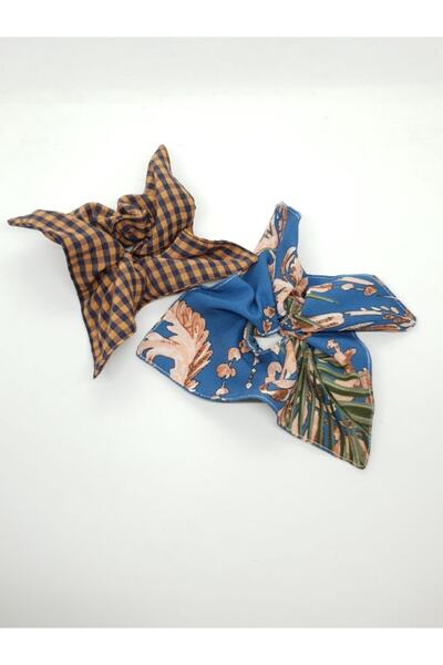 Melkady Aksesuar Melkady 247ı - Square Model Trend Hair Elastic Set (2 Pieces)