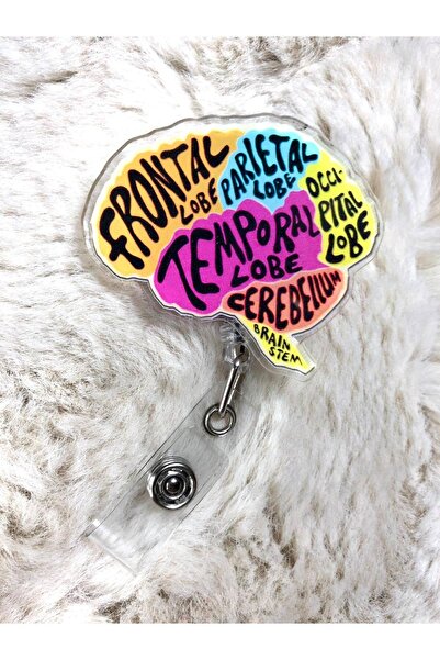 Hediyebum Suport pentru carduri Yoyo cu părți colorate ale creierului
