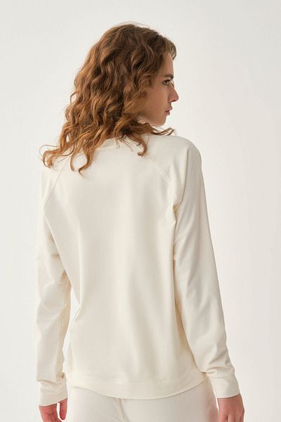 Dagi Sweatshirt - Ecru - Regular Fit