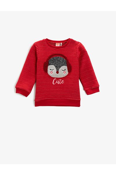 Koton Embroidered Sweatshirt