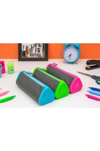 Serve Prismo Pencil Case Triangle Highlighter Green