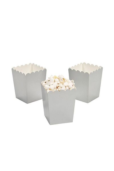 KBK MARKET Popcorn Corn Box Silver