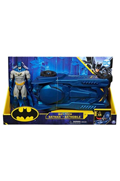 Spinmaster Batmobile Ve Bat-Tech Batman Figürü 30 cm Mavi