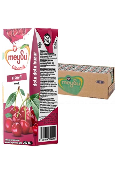 Meysu Vişne Dinamik Meyve Suyu 200 ml 27'li 1 Koli