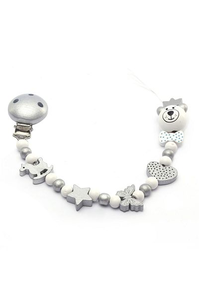 Sahi Aksesuar Anonymous Pacifier Chain - Pacifier Strap - Baby Gift Bez115