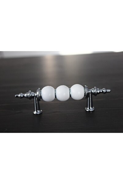 METAX KULP Porselen Görünümlü Misket Kulp 64mm Krom