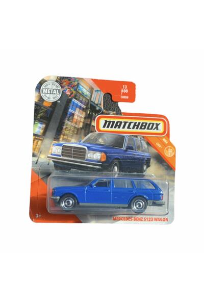 Matchbox Tekli Araba - Mercedes Benz W123 Station Vagon - Mavi