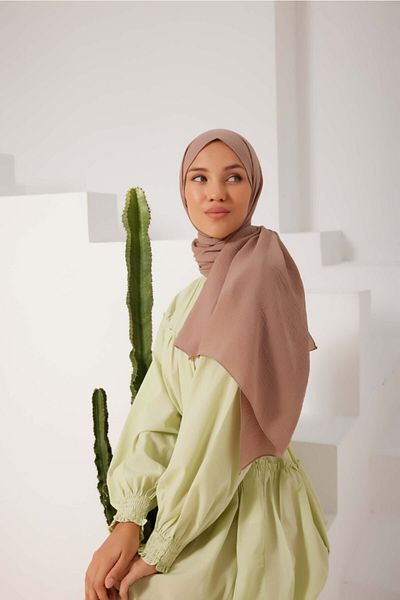 Gülsoy Women's Premium Jazz Shawl Mink - 12