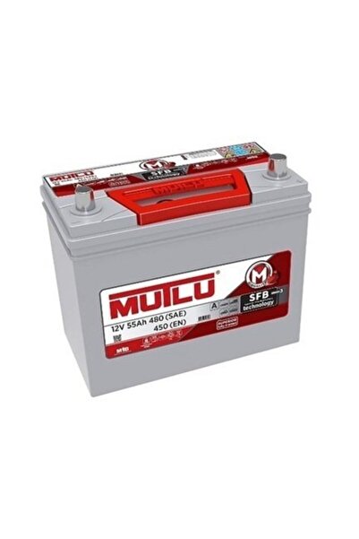 MUTLU AKÜ 12 Volt 55 Amper 2 Yıl Garantili