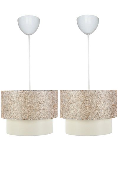EvLight 2-Piece Cake Pendant Chandelier / Altınipli