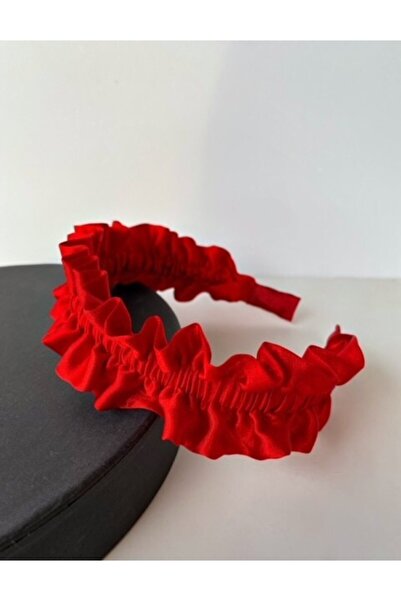 CSR AKSESUAR Lohusa Büzgülü Kırmızı Taç