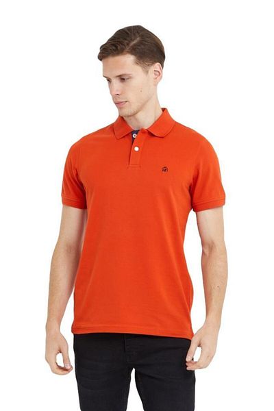 Woolnat Ανδρικό μπλουζάκι Polo Neck Cotton