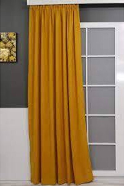 tasdemir Sarı Fon Perde