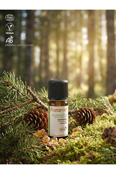 Florame Organic Turpentine Essential Oil 10 ml - 100% Pure - Vegan
