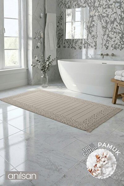 Anılsan Aflora Mink Foot Towel - 60X130Cm, 690Gr, 100% Cotton, Spa and Hotel ...