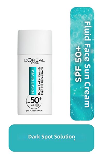 L'Oreal Paris كريم لوريال باريس برايت ريفيل بعامل حماية من الشمس 50+، سائل يو...