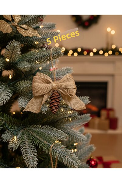 Pınar Gündoğdu Collection زينة شجرة عيد الميلاد على شكل مخروط، مجموعة من 5 قط...