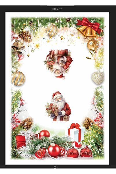 SHome Premium New Year Patterned Printed Tablecloth – Vivid Colors Stain-Resi...