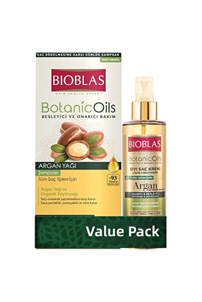Bioblas Arganový šampon 360 ml + tekutý kondicionér 200 ml Výhodné balení
