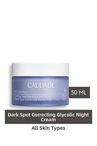 Caudalie كريم العناية الليلية جليكوليك المضاد للعيوب من فينوبيرفيكت، 50 مل