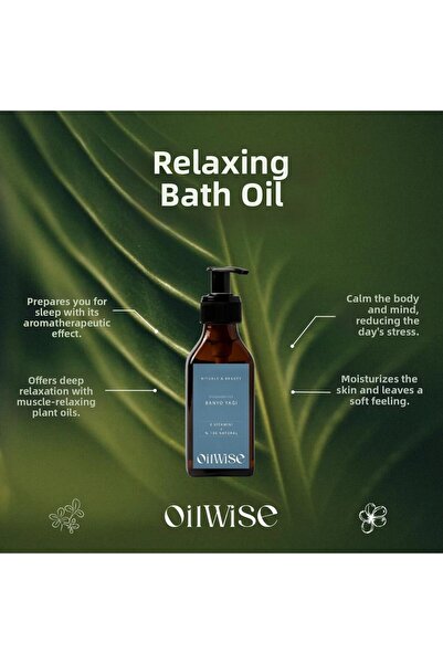 Oilwise Calming Soothing and Relaxing Bath Oil 100 ml