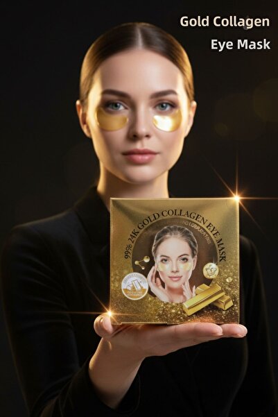 mon angel قناع الذهب عيار 24 قيراط لتفتيح وتنشيط محيط العين بالكولاجين للنساء