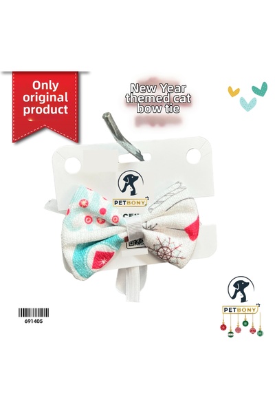 PETS & OTHERS Christmas Themed Cat Bow Tie