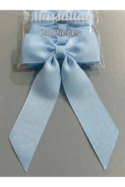 Massaltay Panglică cu fundă 3 cm 20 bucăți dimensiune mare – Panglică pentru ...