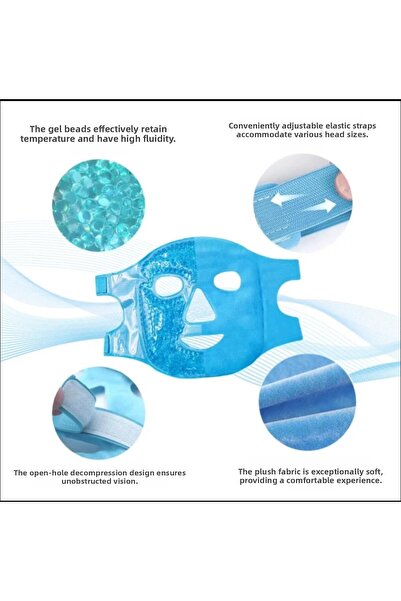 Epilons Ice Gel Balls Thermogel Face Mask, Cold Hot Face Mask