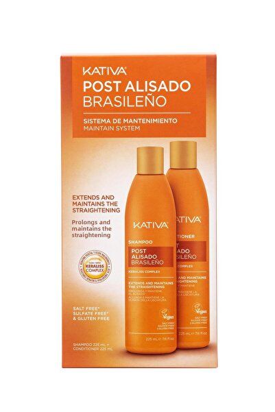 Kativa Hair Straightening Effective Shampoo and Conditioner Set of 2