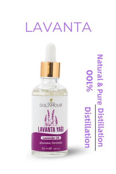 GÜLAMOUR 100% Natural-Pure-Unadulted Lavender Oil 50ml