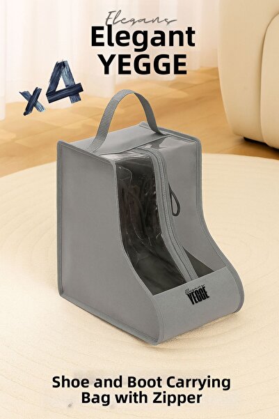 YEGGE 4 ΤΕΜ. Τσάντα αποθήκευσης παπουτσιών - Θήκη για μπότες και παπούτσια, Ο...