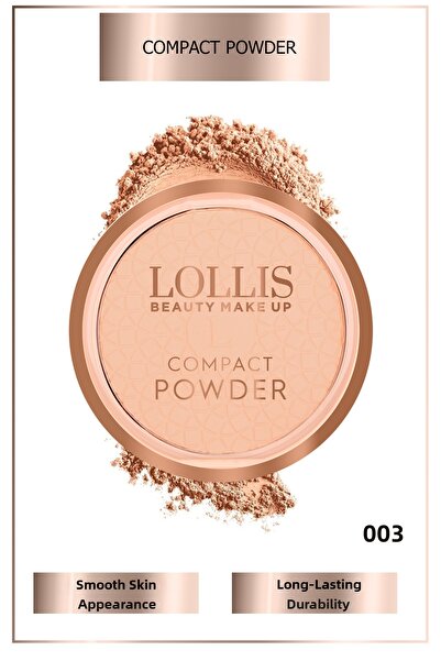 Lollis بودرة مضغوطة ذات مظهر ناعم وملمس خفيف 003