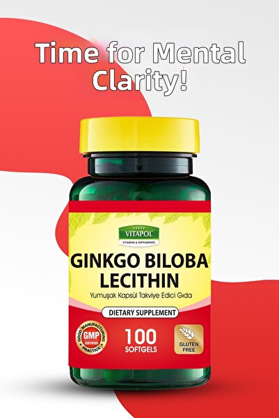 Vitapol Ginkgo Biloba Lecithin 100 Capsules