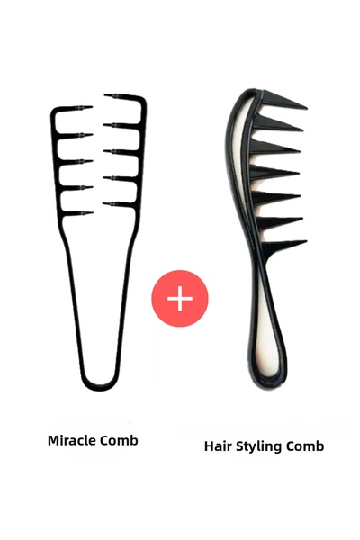 Nofella Σετ 2 Μυθιστικές χτένες + Χτένες για styling μαλλιών