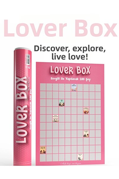 Bohem kutusu 100 شيء يجب القيام به مع الحبيب |   ملصق كازي كازان |   صندوق الحب