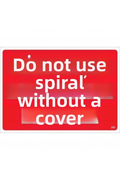 Generic Brand Warning Sign 25x35 Code:252(lisinya)