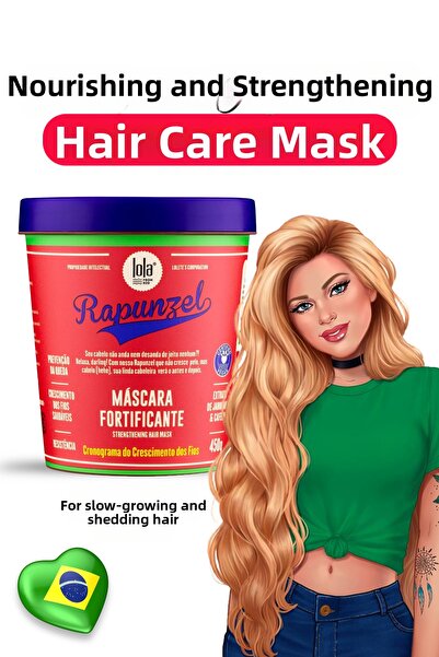 Lola From Rio Rapunzel Dökülme Karşıtı Saç Bakım Maskesi, Cansız Mat și Seyre...