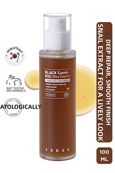 IZEZE خلاصة الكمون الأسود Nsc Bliss Essence، 100 مل L مستخلص مخاط الحلزون