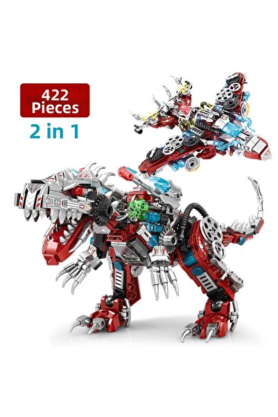 Choice 2IN1 Jurassic Mechanical Indominus Rex Dinosaur World نموذج بناء كتل ا...