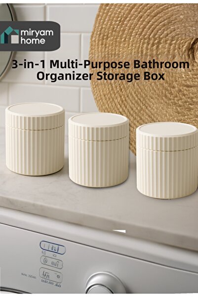 ATA HOME Miryamhome Multi-Purpose Ear Cotton and Makeup Organizer Storage Box...