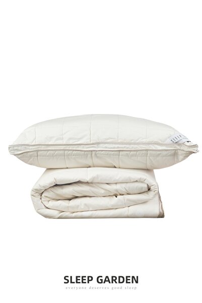 Sleep Garden Arden Lana Wool Quilt Single Size Piped Stylish Elite Group -Woo...