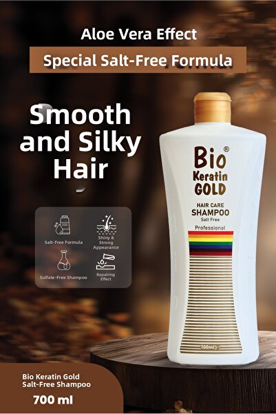 Bio Keratin Gold 700 مل شامبو بيو خالي من الملح