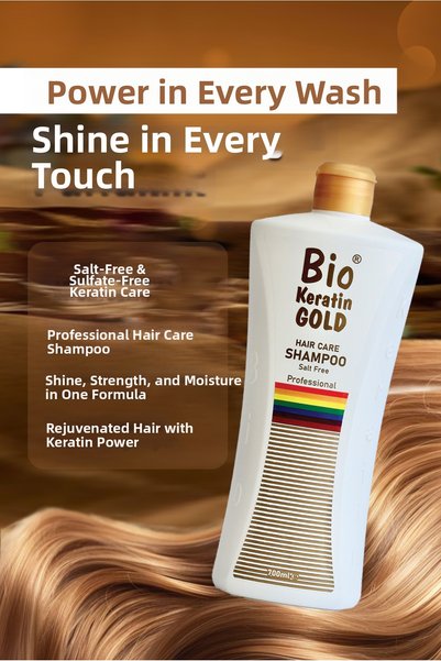 Bio Keratin Gold Bio Salt-Free Shampoo 700 Ml.