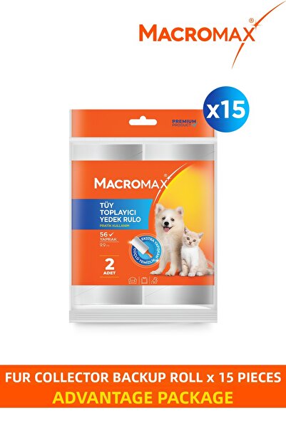 MACROMAX Lint Roller Refill Roll 30 Pieces