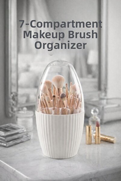 MCA Deerhome Organizator de machiaj cu 7 compartimente Organizator pentru cos...