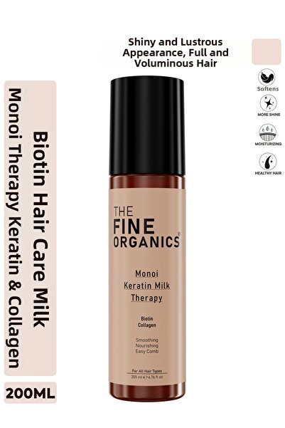 THE FINE ORGANICS مونوي ثيرابي كيراتين وكولاجين وبيوتين للعناية بالشعر 200 مل