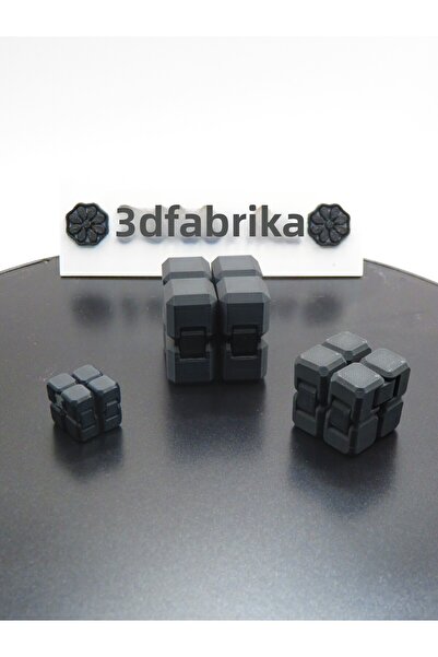 AHWALL مجموعة مكعبات سوداء عادية – متوسطة الحجم – صغيرة الحجم من Infinite Cub...