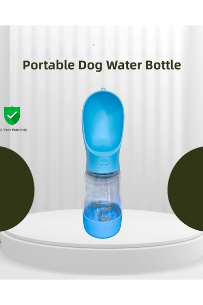 Tuncel Store Pet Water Bottle with Food Grade Material Bpa Free One-Key Control