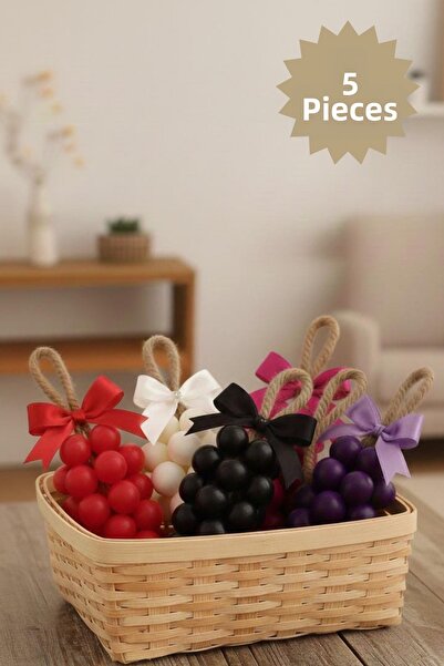 mz mazalinda مجموعة صابون زينة على شكل عنقود عنب، هدية معطرة للغرفة والخزانة، مجموعة صابون يدوية الصنع على شكل عنقود